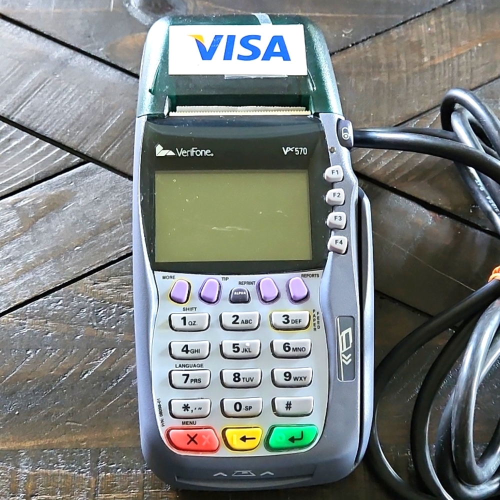 Verifone OMNI 5750 Printing Credit Card Processing Machine